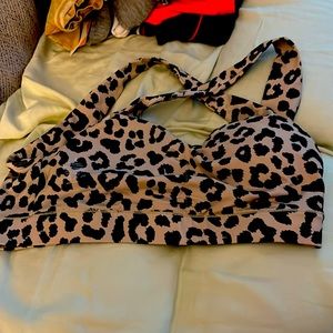 Pink Lily Sports Bra size Large